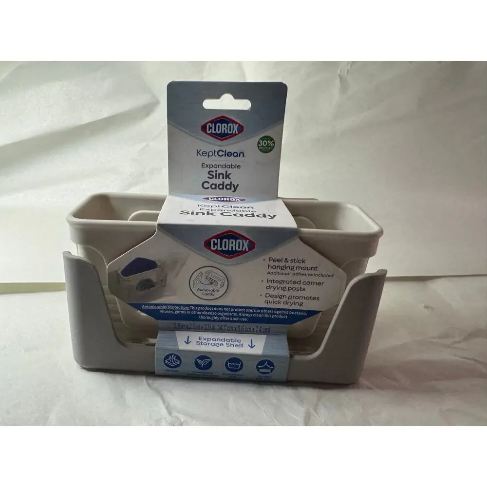 Clorox Sink Caddy | Sponge & Brush Holder for Kitchen Organization